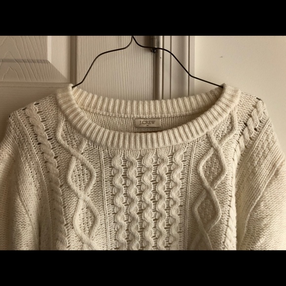 White J.Crew Knitted Sweater - Picture 3 of 4